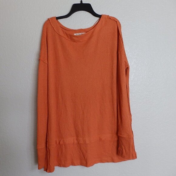 Free People We The Free North Shore Thermal Tunic Long Sleeve size S & M - Picture 2 of 11